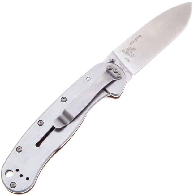 Ніж складаний ESEE Avispa, замок Frame Lock, лезо Plain Stonewashed D2, руківя Coyote Brown FRN, Тайвань, BRK1302CB - Фото 3 Ніж складаний ESEE Avispa, замок Frame Lock, лезо Plain Stonewashed D2, руківя Coyote Brown FRN, Тайвань, BRK1302CB - изображение 3