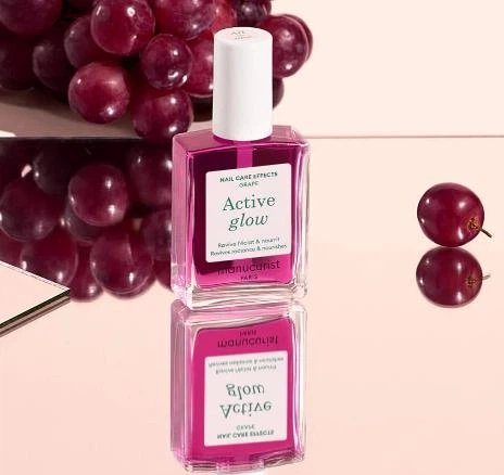 Лак для ногтей Active Glow Manucurist Grape – лечебное цветное покрытие с маслом миндаля 15мл - Фото 5 Лак для ногтей Active Glow Manucurist Grape – лечебное цветное покрытие с маслом миндаля 15мл - изображение 5