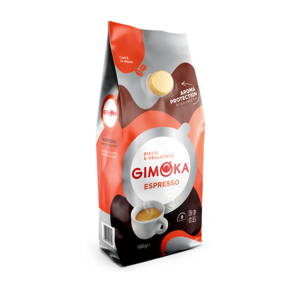 Кава зернова Gimoka ESPRESSO 1кг - Фото 1 Кава зернова Gimoka ESPRESSO 1кг - зображення 1