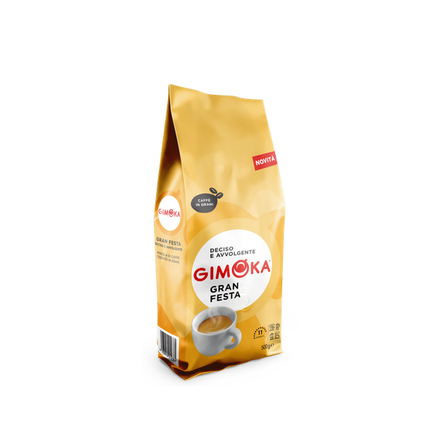 Кава зернова Gimoka GRAN FESTA 500г - Фото 1 Кава зернова Gimoka GRAN FESTA 500г - изображение 1
