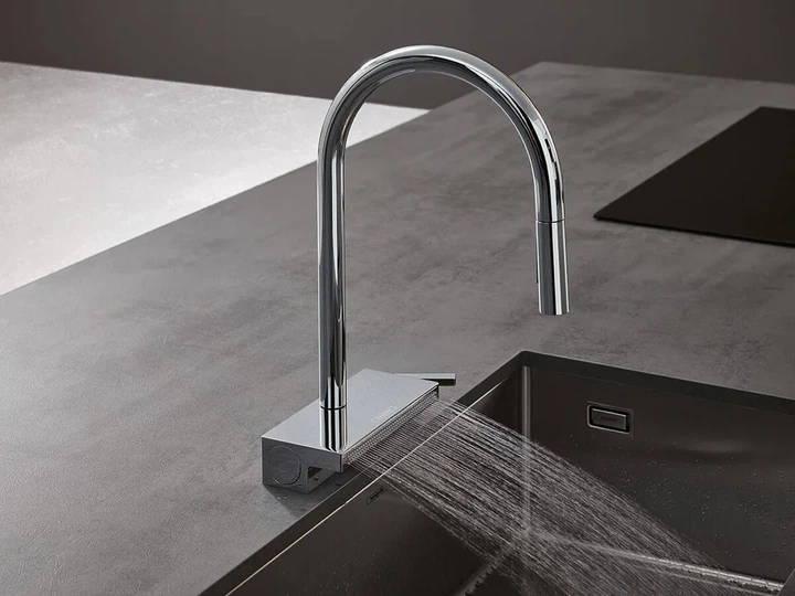 Hansgrohe Aquno Select 170 3jet Кухонный смеситель, хром (73831000) - изображение 3