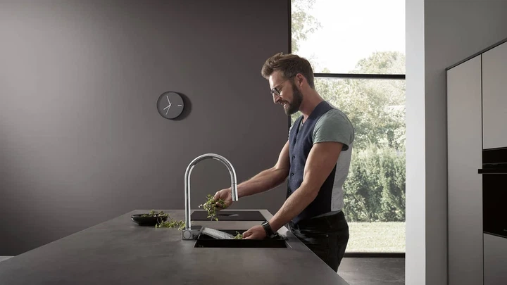 Hansgrohe Aquno Select 170 3jet Кухонный смеситель, хром (73831000) - изображение 4