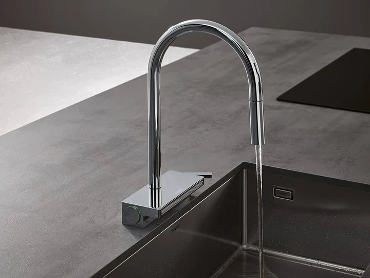 Hansgrohe Aquno Select 170 3jet Смеситель кухонный, хром (73837000) - Фото 2 Hansgrohe Aquno Select 170 3jet Смеситель кухонный, хром (73837000) - изображение 2