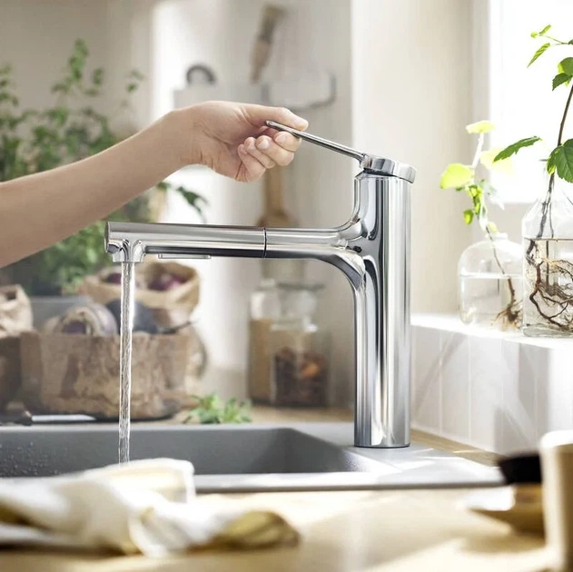 Hansgrohe Zesis M33 160 Смеситель для кухни, хром (74801000) - изображение 2