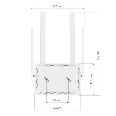 Роутер Keenetic Hopper KN-1912 AC1200 Mesh Wi-Fi гигабитный Белый - изображение 6