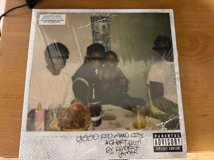 Виниловая пластинка Kendrick Lamar — good kid, m.A.A.d city (10th Anniversary Edition, 2LP, 180 г), NM - Б/У - Фото 1 Виниловая пластинка Kendrick Lamar — good kid, m.A.A.d city (10th Anniversary Edition, 2LP, 180 г), NM - Б/У - изображение 1