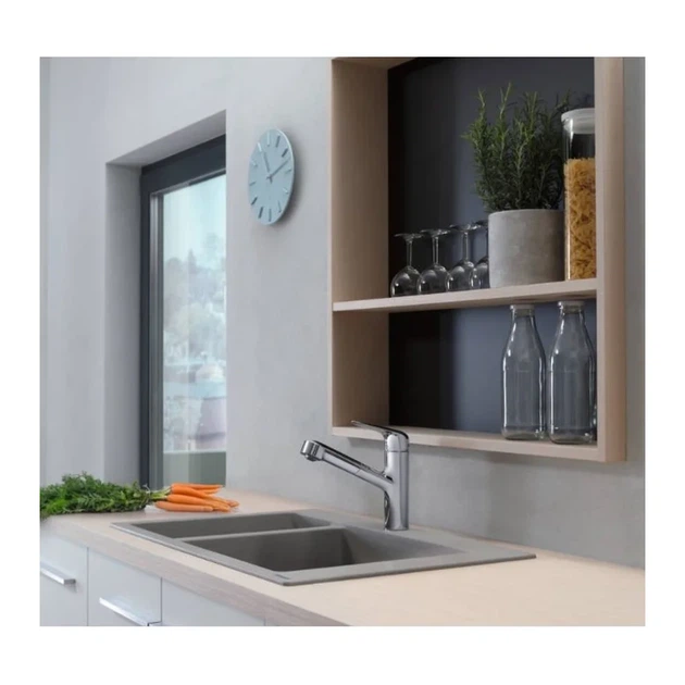 Hansgrohe Focus M427-H150 Смеситель для кухни, хром (71814000) - Фото 2 Hansgrohe Focus M427-H150 Смеситель для кухни, хром (71814000) - изображение 2