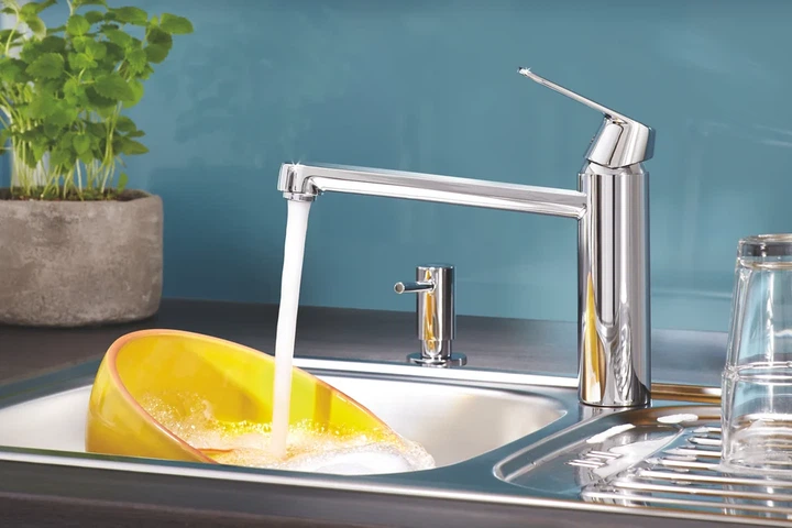 Grohe Eurosmart Cosmopolitan Смеситель для кухни, хром (30193000) - Фото 6 Grohe Eurosmart Cosmopolitan Смеситель для кухни, хром (30193000) - изображение 6