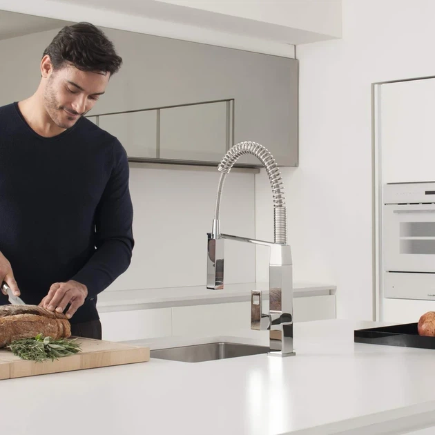 Grohe Eurocube Смеситель для кухни, хром (31395000) - изображение 4