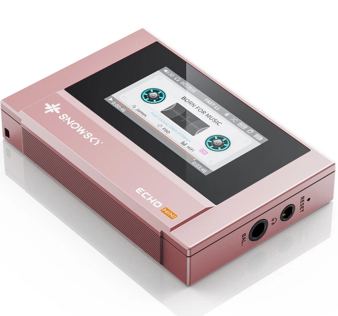 Аудиоплеер Fiio SnowSky Echo Mini – Hi-Fi: Ретро-Шик, Двойной CS43131 и Bluetooth 5.3 Pink - изображение 2
