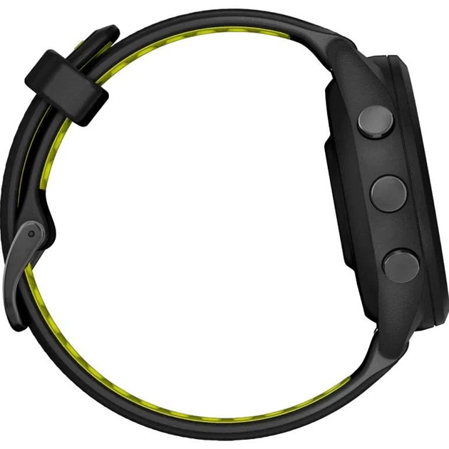 Смарт-годинник Garmin Forerunner 265S Black Bezel and Case with Black/Yellow Silicone Band (010-02810-03) [89362] - зображення 6