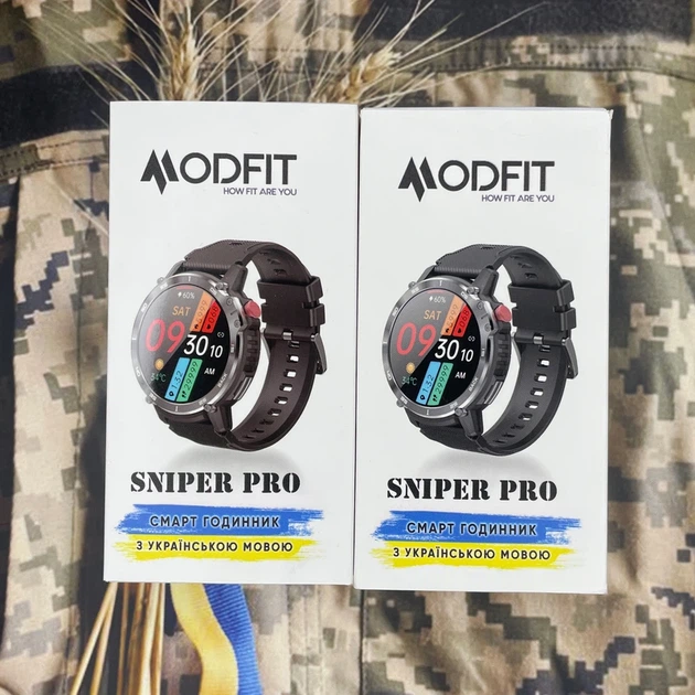 Наручний годинник Modfit Sniper Pro All Black 41 мм. - изображение 11
