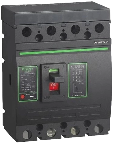 Wyłącznik obwodu prądu stałego Beny 4P 250A 1000VDC NV822614 (9990000822614) - Zdjęcie 1 Wyłącznik obwodu prądu stałego Beny 4P 250A 1000VDC NV822614 (9990000822614) - obraz 1