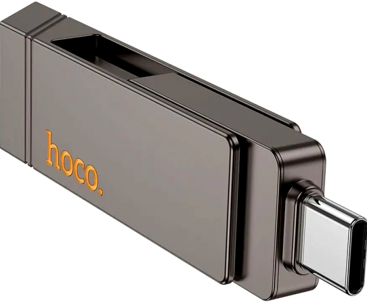 Флеш-накопитель Hoco UD15 Clever USB 3.2 Type-C 128GB для передачи данных между устройствами с высокой скоростью - изображение 5