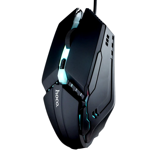 Клавиатура и мышь Hoco GM18 игровая подсвеченная для ПК и ноутбука с USB подключением и 104 клавишами - изображение 4