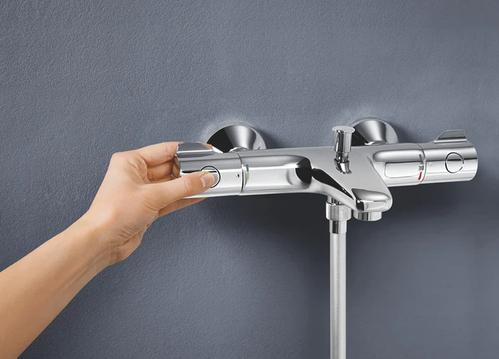 Grohe Grohtherm 800 Термостат для ванни, хром (34567000) - зображення 5