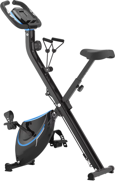 Rower treningowy Gymtek FX600 magnetyczny składany Niebieski (5907766661177) - Zdjęcie 3 Rower treningowy Gymtek FX600 magnetyczny składany Niebieski (5907766661177) - obraz 3