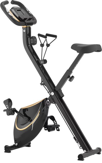 Rower treningowy Gymtek FX600 magnetyczny składany Złoty (5907766665335) - Zdjęcie 2 Rower treningowy Gymtek FX600 magnetyczny składany Złoty (5907766665335) - obraz 2