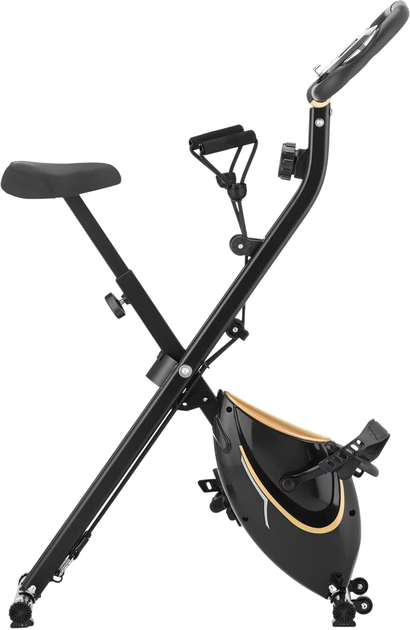 Rower treningowy Gymtek FX600 magnetyczny składany Złoty (5907766665335) - Zdjęcie 4 Rower treningowy Gymtek FX600 magnetyczny składany Złoty (5907766665335) - obraz 4