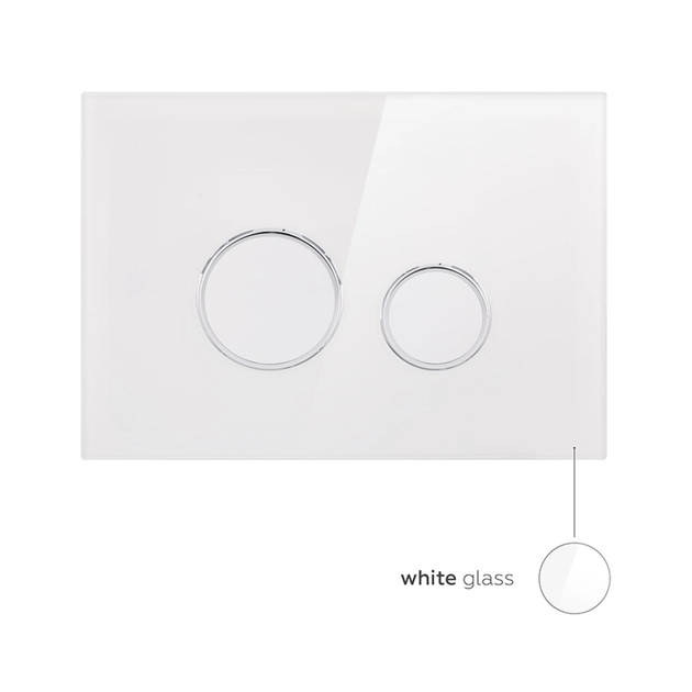Комплект: Qtap Nest ST Інсталяція для унітазу 4в1( Клавіша кругла White glass 175х245х4mm) - Фото 4 Комплект: Qtap Nest ST Інсталяція для унітазу 4в1( Клавіша кругла White glass 175х245х4mm) - изображение 4