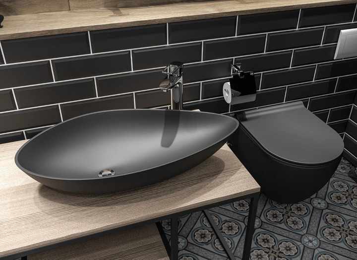 Раковина Olive Black 75 см 002300 CeraStyle - изображение 4