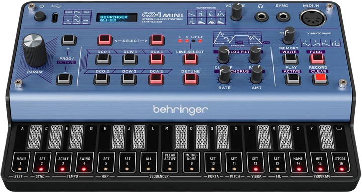 Аналоговий синтезатор Behringer CZ-1 MINI - зображення 2