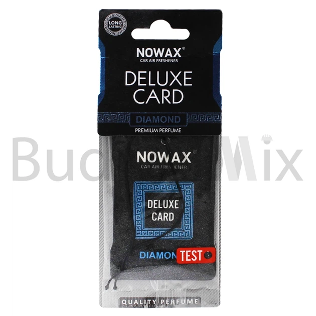 Ароматизатор для авто NOWAX Delux Card Diamond 6 г підвісний - Фото 1 Ароматизатор для авто NOWAX Delux Card Diamond 6 г підвісний - изображение 1