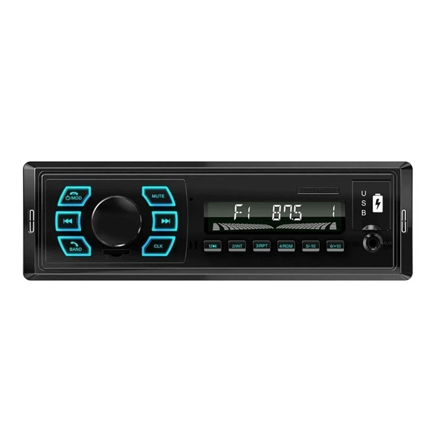 Автомагнитола 1DIN мультимедийна Nextone ND-01 с управлением через приложение FM, USB, Type C для зарядки, microSD, AUX, MP3,RGB - изображение 2
