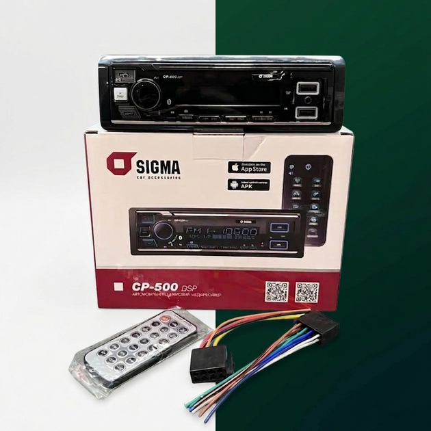Автомагнитола SIGMA CP-500 BT DSP RGB APP 1 Din DSP процессорная магнитола RGB подсветка Usb Aux Bluetooth - изображение 7