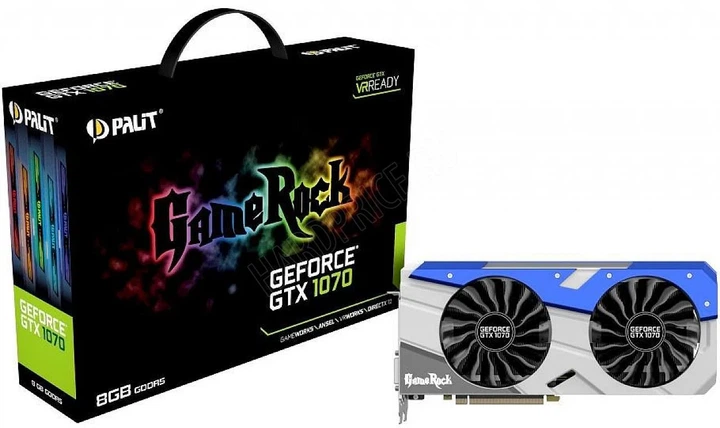 Відеокарта Palit GTX1070-GAMEROCK (NE51070T15P2-1041G) - зображення 2