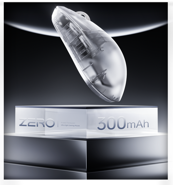 Геймерська акумуляторна бездротова (2,4G) миша ATK ZERO Translucent, PAW 3950 ultra, Nordic 54L15, 8K, Frosted White/Біла (ZTFW) - Фото 5 Геймерська акумуляторна бездротова (2,4G) миша ATK ZERO Translucent, PAW 3950 ultra, Nordic 54L15, 8K, Frosted White/Біла (ZTFW) - изображение 5