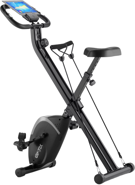 Rower treningowy Gymtek FX800 magnetyczny składany Srebrny (5907766669760) - Zdjęcie 1 Rower treningowy Gymtek FX800 magnetyczny składany Srebrny (5907766669760) - obraz 1