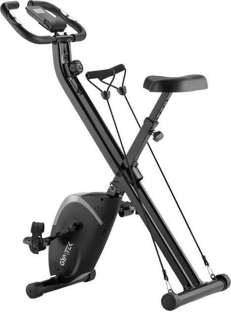 Rower treningowy Gymtek FX800 magnetyczny składany Srebrny (5907766669760) - Zdjęcie 2 Rower treningowy Gymtek FX800 magnetyczny składany Srebrny (5907766669760) - obraz 2