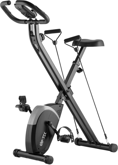 Rower treningowy Gymtek FX800 magnetyczny składany Srebrny (5907766669760) - Zdjęcie 3 Rower treningowy Gymtek FX800 magnetyczny składany Srebrny (5907766669760) - obraz 3