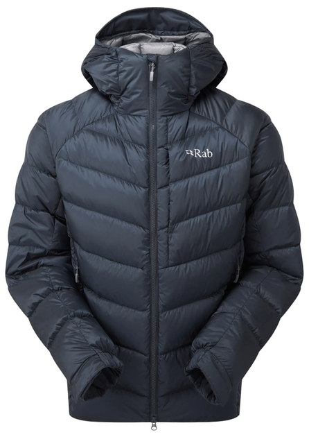 Куртка Rab Glaceon Pro Jacket чоловіча Beluga L сіра - Фото 1 Куртка Rab Glaceon Pro Jacket чоловіча Beluga L сіра - изображение 1