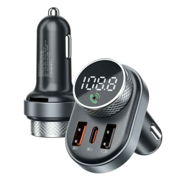 FM-модулятор/дисплей Proove Launcher Sound Link 30W (PD+QC3.0) Type-C+USB (FMSL30110001) UA - зображення 4