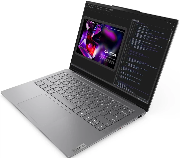Ультрабук 14" Lenovo Yoga Slim 7 14IMH9 Intel Core Ultra 7 155H RAM 32GB SSD 1TB Windows 11 Алюминиевый корпус (UKR) (102263882) - Уценка - изображение 5