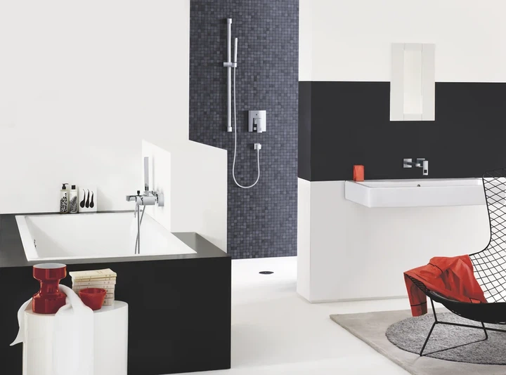 Grohe Eurocube Смеситель для ванны, хром (23140000) - изображение 9