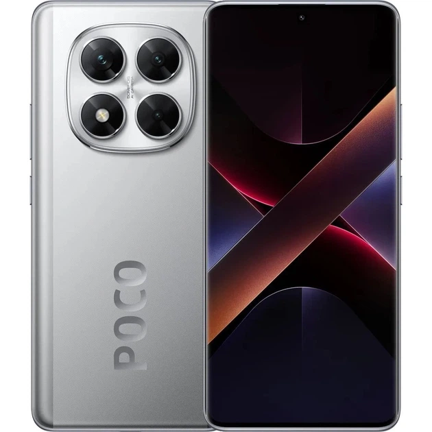 Смартфон Xiaomi Poco X7 12/512GB ( Сріблястий ) - Фото 1 Смартфон Xiaomi Poco X7 12/512GB ( Сріблястий ) - изображение 1