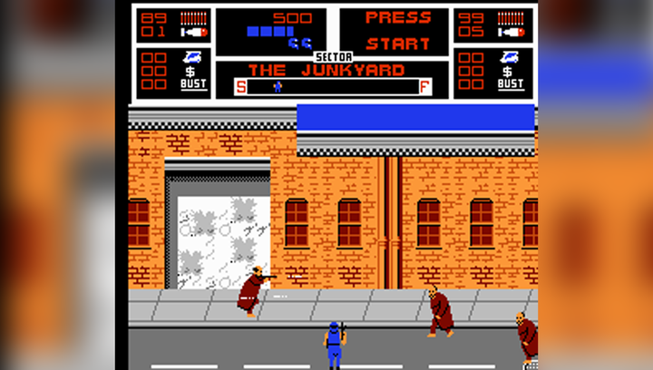 Сборник Игр RMC Famicom Dendy 6 in 1 Ninja Crusaders, NARC, Cabal, Ms. Pac-Mac, Jewelry, Track & Field 90х TV Game Английская Версия Только Картридж Б/У - изображение 3