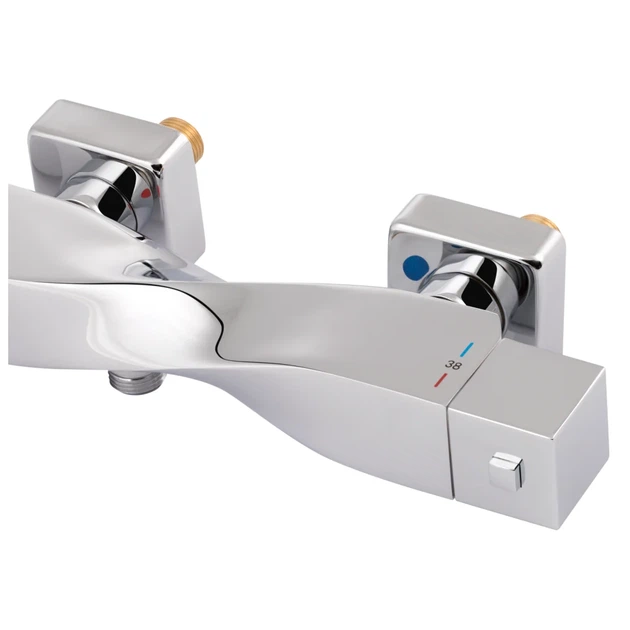 Qtap Zkrouceny Смеситель душевой термостатический, хром (QTZKR40T105C) - Фото 3 Qtap Zkrouceny Смеситель душевой термостатический, хром (QTZKR40T105C) - изображение 3