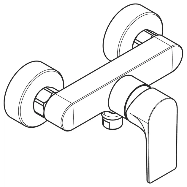Hansgrohe Rebris E Смеситель для душа, хром (72650000) - изображение 4