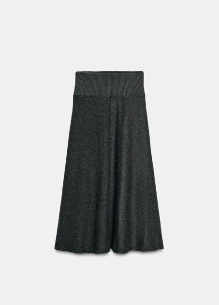 Спідниця Zara 17882 Темний сірий L (5039) - изображение 3