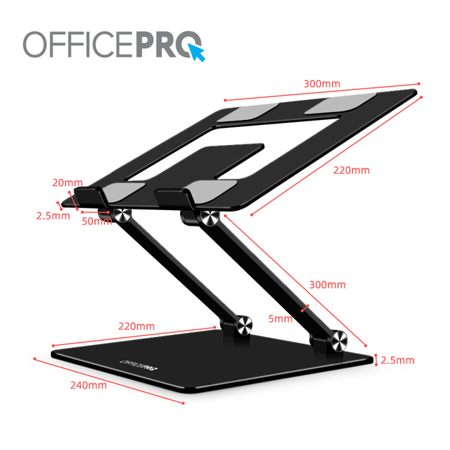 Підставка для ноутбука OFFICEPRO LS111B - изображение 14