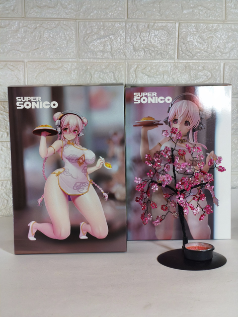 Аніме фігурка 16 см Супер Соніко в китайському вбранні - Super Sonico, для дорослих - изображение 5