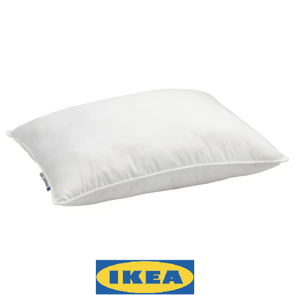 Подушка для сну IKEA SKOGSFRÄKEN 50x60 см висока гіпоалергенна м'яка біла ІКЕА СКОГСФРЕКЕН 106.271.95 - Фото 2 Подушка для сну IKEA SKOGSFRÄKEN 50x60 см висока гіпоалергенна м'яка біла ІКЕА СКОГСФРЕКЕН 106.271.95 - зображення 2