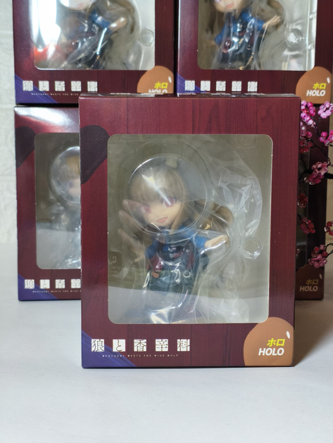 Аніме фігурка чібі 12 см Холо з аніме Вовчиця і прянощі, Holo - Spice and wolf - изображение 5