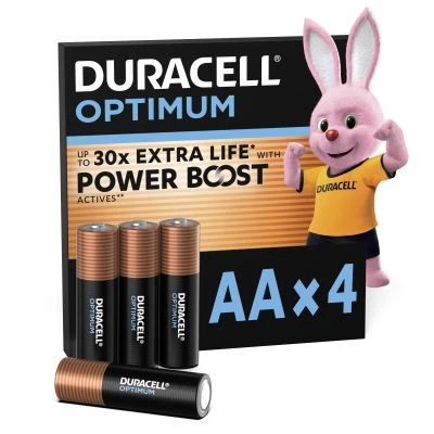 Батарейка Duracell Optimum AA лужні 4 шт. в упаковці (5015595) - Фото 1 Батарейка Duracell Optimum AA лужні 4 шт. в упаковці (5015595) - изображение 1