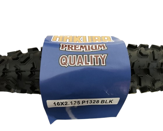 Покришка Hakuba 16 x 2.125 з шипованим протектором для дитячого велосипеда, міцна та зносостійка - зображення 2