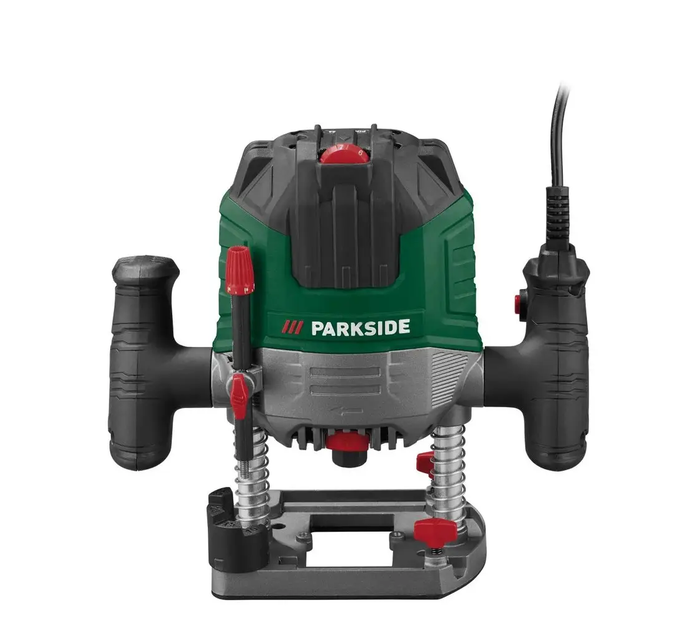 Фрезер ручной Parkside POF 1200 E4 1200 Вт 30000 об мин по дереву с регулировкой оборотов набором 6 фрез и цангами 6 и 8 мм - изображение 10